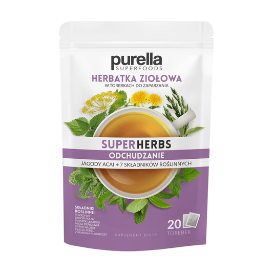 PURELLA SUPERHERBS Herbatka ziolowa do zaparzania Odchudzanie. 208,29 zl/kg